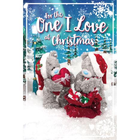 3D Holographic One I Love Me to You Bear Christmas Card £3.39